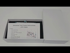 Ophthalmic Optical Titanium Universal Trial Frame Disesuaikan